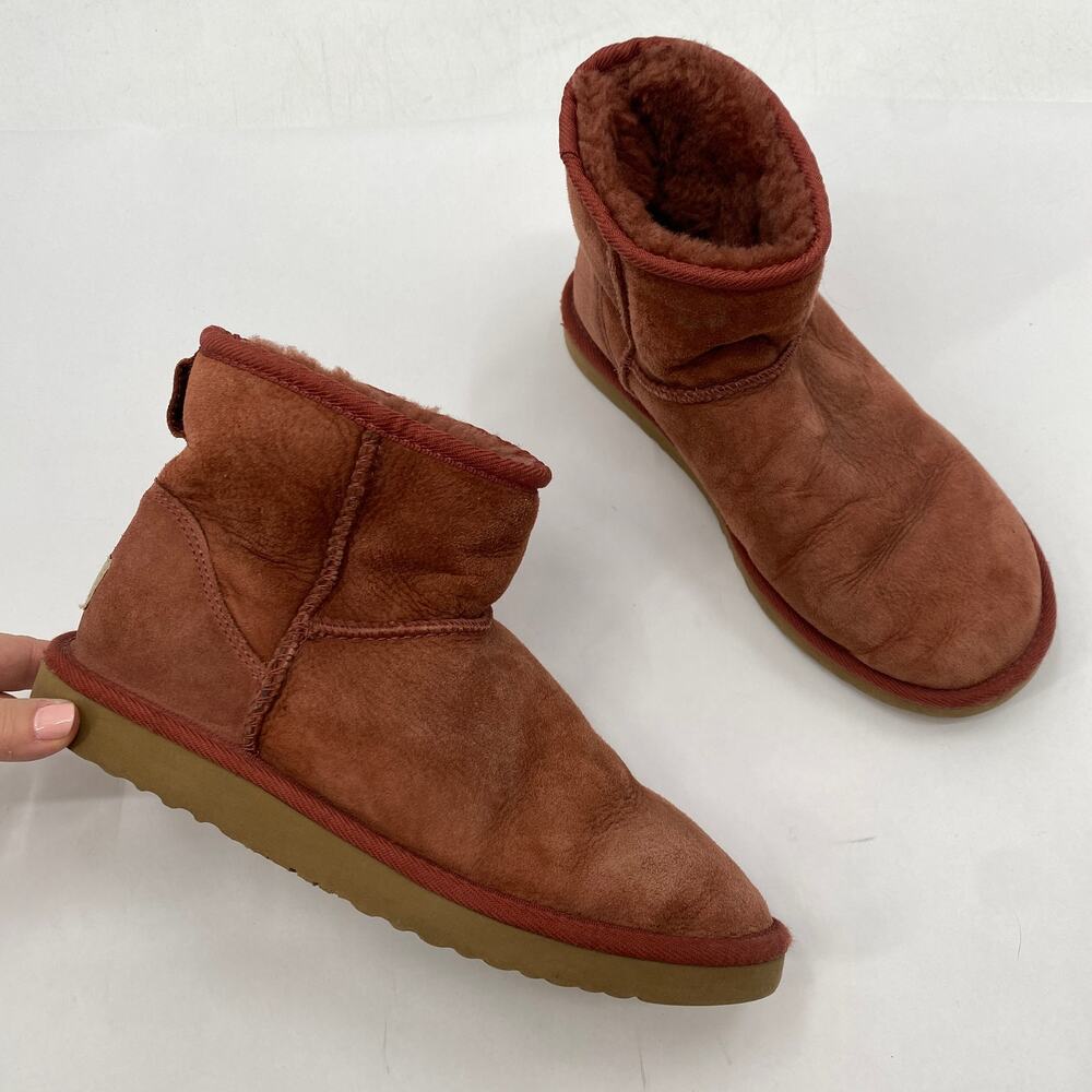 Ugg Australia Pink Brick‎ mini Boots